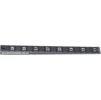 RC vybavení ARROWMAX Setting Gauge 1 - 4MM (0.1MM) For 1/32 Mini 4WD (Grau) - expresní doprava
