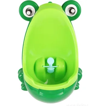 Kojenecká hygiena ŽABÁK | dětský pisoár pro kluky | s přísavkami na zeď | vyjímatelná nádrž s vrtulkou | výška 29 cm