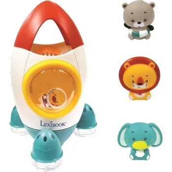 Hračka pro nejmenší Lexibook Kosmická raketa do vany se 3 zvířátky