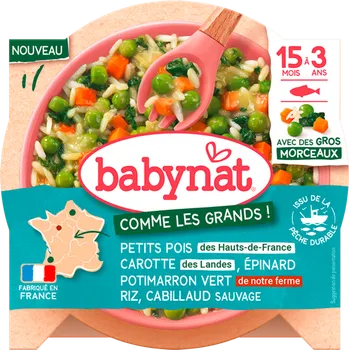 babynat příkrm rizoto se zeleninou a treskou