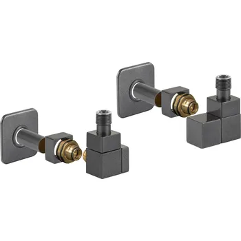 EDGE-SET, rohový hranatý ventil (Z2), Anthracite, Pravá + slevový kód