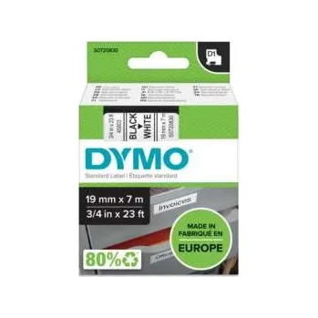 Tiskárna štítků Páska Dymo D1 - bílá, šířka 19 mm, návin 7 m, černé písmo