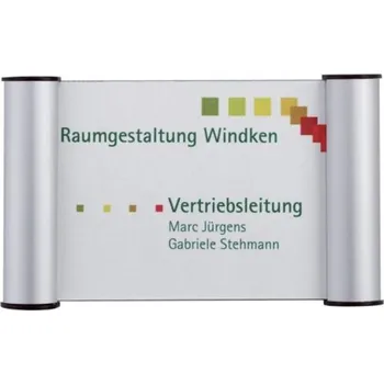 Franken Dveřní tabulka Franken, 180 x 115 mm, stříbrná