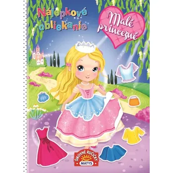 Cizojazyčná kniha Nálepkové obliekanie: Malé princezné (, 2025)