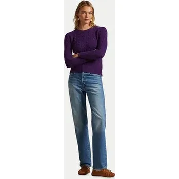 Dámský svetr Polo Ralph Lauren Svetr 211971865011 Fialová Slim Fit XS