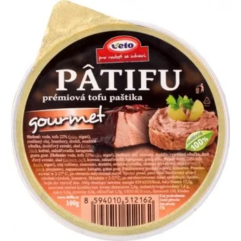 Rostlinná pomazánka Paštika PATIFU gourmet 100g VETO ECO