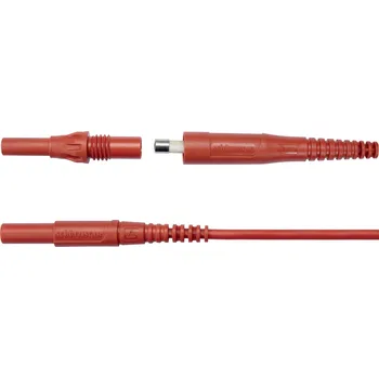 Měřicí kabel Schützinger SET 7690 / MSFK B441 / 1.6A sada měřicích kabelů zástrčka 4 mm zástrčka 4 mm 1 sada