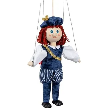 loutka Moravská Ústředna Princ 20 cm, dřevěná loutka