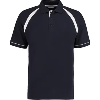 Pánské tričko Kustom Kit Pánské polo triko KK615 Navy-White L