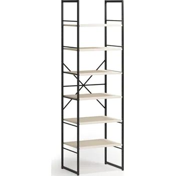 B2B Partner Otevřený policový regál TYP IV, 600 460 x 2020 mm, černá