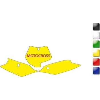 BLACKBIRD štítek Nálepky White KTM SX/SXF 3517/000005