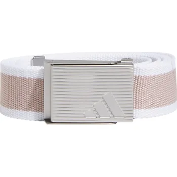 Opasek ADIDAS Opasek Reversible Striped Webbing BÉŽOVÁ|BÍLÁ