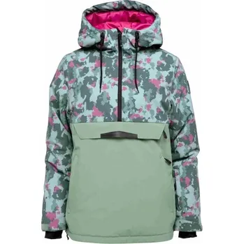 Dámská lyžařská bunda LOAP LAWNORA M Světle zelená, Světle modrá, Růžová