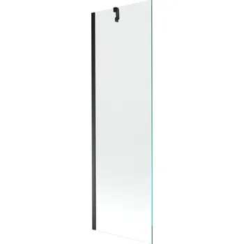 Vanová zástěna MEXEN/S - Next vanová zástěna FIX 60x150, transparent, černá 895-060-000-00-00-70
