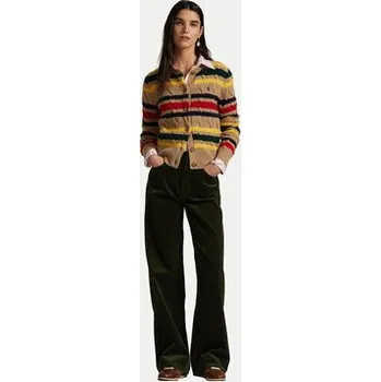 Polo Ralph Lauren Kalhoty z materiálu 211A87463001 Zelená Wide Leg 6