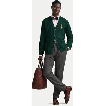 Oblečení a móda Polo Ralph Lauren Kardigan 710979094002 Zelená Relaxed Fit L