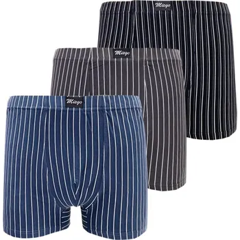 Pánské spodní prádlo Miego Pánské bavlněné boxerky velký velikost - Panda ( 3 ks v balení ) Barva: Mix barva, Velikost: 4XL