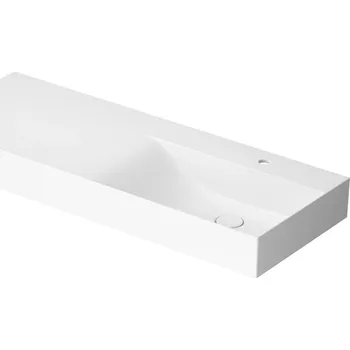 CERSANIT 3D Umyvadlo Cersanit Kontra 120 závěsné bílé s odkládacím prostorem vlevo, K682-049 K682-049