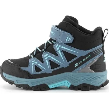 Dětská treková obuv Dětské turistické boty ALPINE PRO GRAZO 28 Modrá, Černá