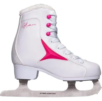 Zimní brusle Dětské lední brusle Arcore GLAMOUR JR 35 Bílá, Růžová
