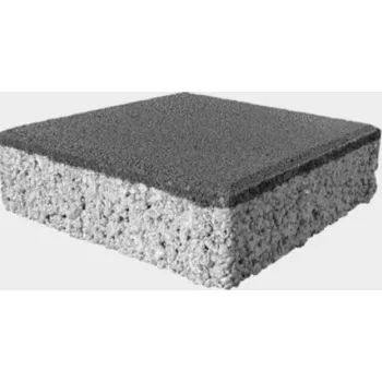 Dlažba DITON Kostka AQUAPORE 6cm 20/20/6 černá