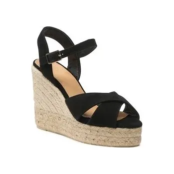 Dámské baleríny Espadrilky Castañer Blaudell/8ed/007 021746-100 Černá 38