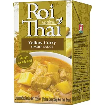 Omáčka Omáčka s kokosovým mlékem na žluté kari 250 ml - Roi Thai