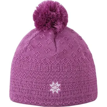Čepice Kama dětská pletená Merino čepice B105 134 - růžová M