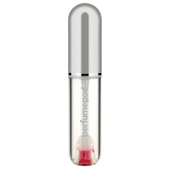 Nestandardní parfém Travalo Travalo Pod Pure Essentials stříbrná - plnitelný flakon 5 ml unisex