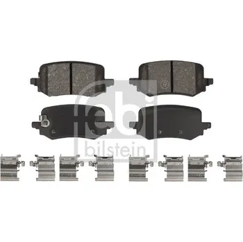Brzdová destička Sada brzdových destiček, kotoučová brzda FEBI BILSTEIN 186404