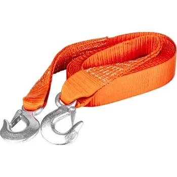 Tažné lano AMIO Popruhové tažné lano 7000kg 60mm 5m zakončení HÁK + HÁK