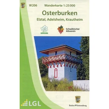 Wanderkarte 1:25 000 Osterburken