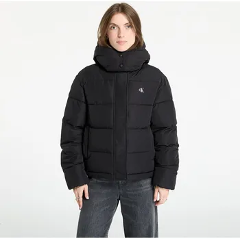 Pánská bunda Péřovka Calvin Klein Jeans Matte Monologo Short Jacket Black M