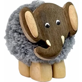 Figurka 2Kids Toys Dřevěná figurka XL pompon Slon