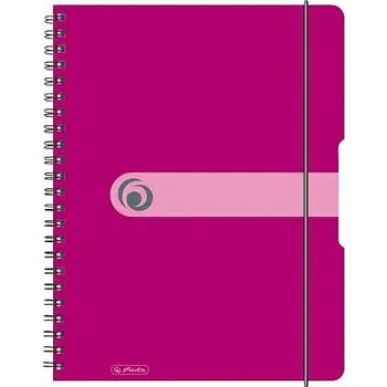 Blok Kroužkový blok EASY ORGA A4 80 listů růžový