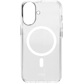 Pouzdro na mobilní telefon Pouzdro SBS Extreme Mag D3O MagSafe pro iPhone 16 - průhledné
