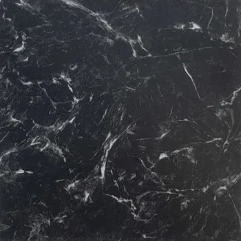 d-c-fix DF0031 Samolepicí podlahové PVC dlaždice DECO FLOOR černý mramor, velikost 30,4 x 30,4 cm