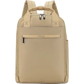 Městský batoh Batoh na notebook GOLLA Backpack Orion Nylon a PU 15.6", coffee