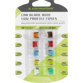 Autopojistky Sada ploškových pojistek MICRO 10 ks C58397