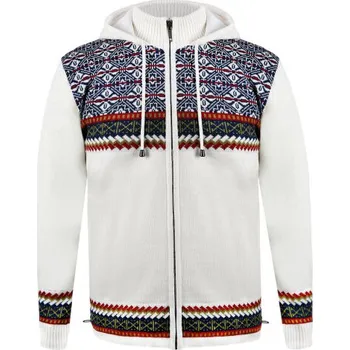 Pánský svetr Kama Merino svetr 3097 101 - přírodně bílá S