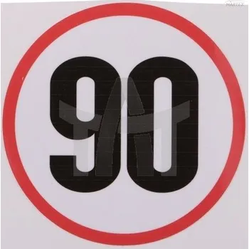 Samolepicí dekorace na vozidlo Samolepka omezení rychlosti 90 km/h MTX MTX-90KM/100MM