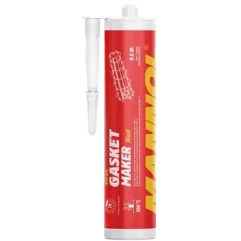 Tmel MANNOL GASKET MAKER RED - Silikonový tmel červený 310ml