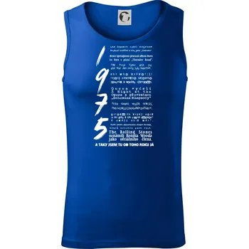 Pro rockera k narozeninám 1975 - Tílko pánské Core - S ( Královská modrá )