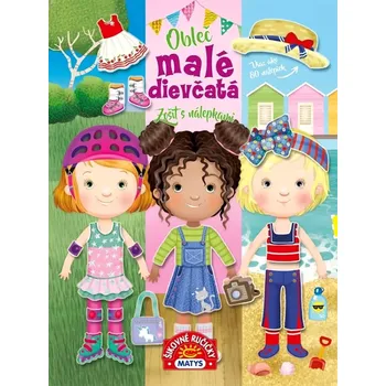 Cizojazyčná kniha Zošit s nálepkami: Obleč malé dievčatá (, 2025)