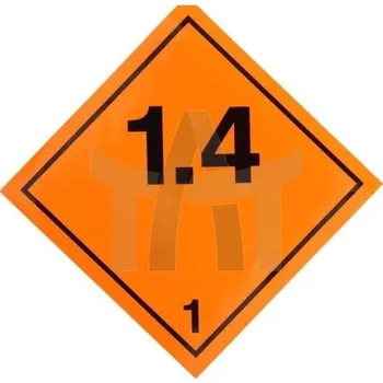 Samolepka ADR 1.4 250x250 mm látky 00492 101-05W-626