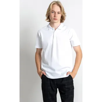 Chlapecké tričko Reporter Young | Chlapecké polo triko bílé barvy - krátký rukáv, 100% bavlna - Barva BÍLÁ, Velikost 164 243-0441B-16-200-1