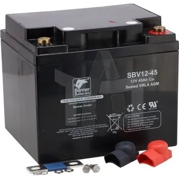 Auto-moto Akumulátor 12V 45AH Banner AGM SBV12-45 Banner SBV12-45