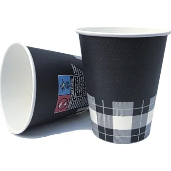 Jednorázové nádobí Promatic Kelímek automatový papírový 150 ml Vending black sada 100 ks