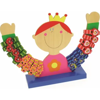 Hračka Bigjigs Toys Dřevěný stojan na hodinky