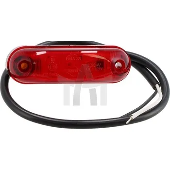 Přídavný světlomet Lampa obrysová LED červená LD410 12/24V HORPOL LD410